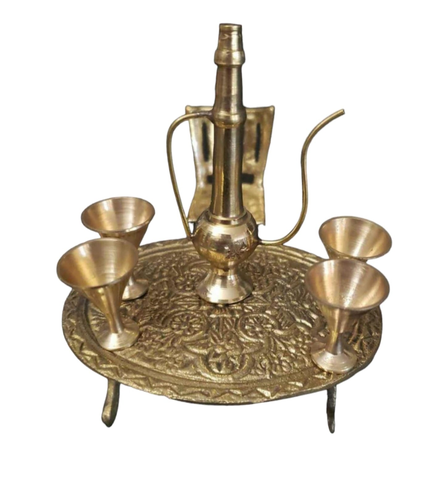 Generic Miniature Dining Table -Metal, Tiny, Metallic